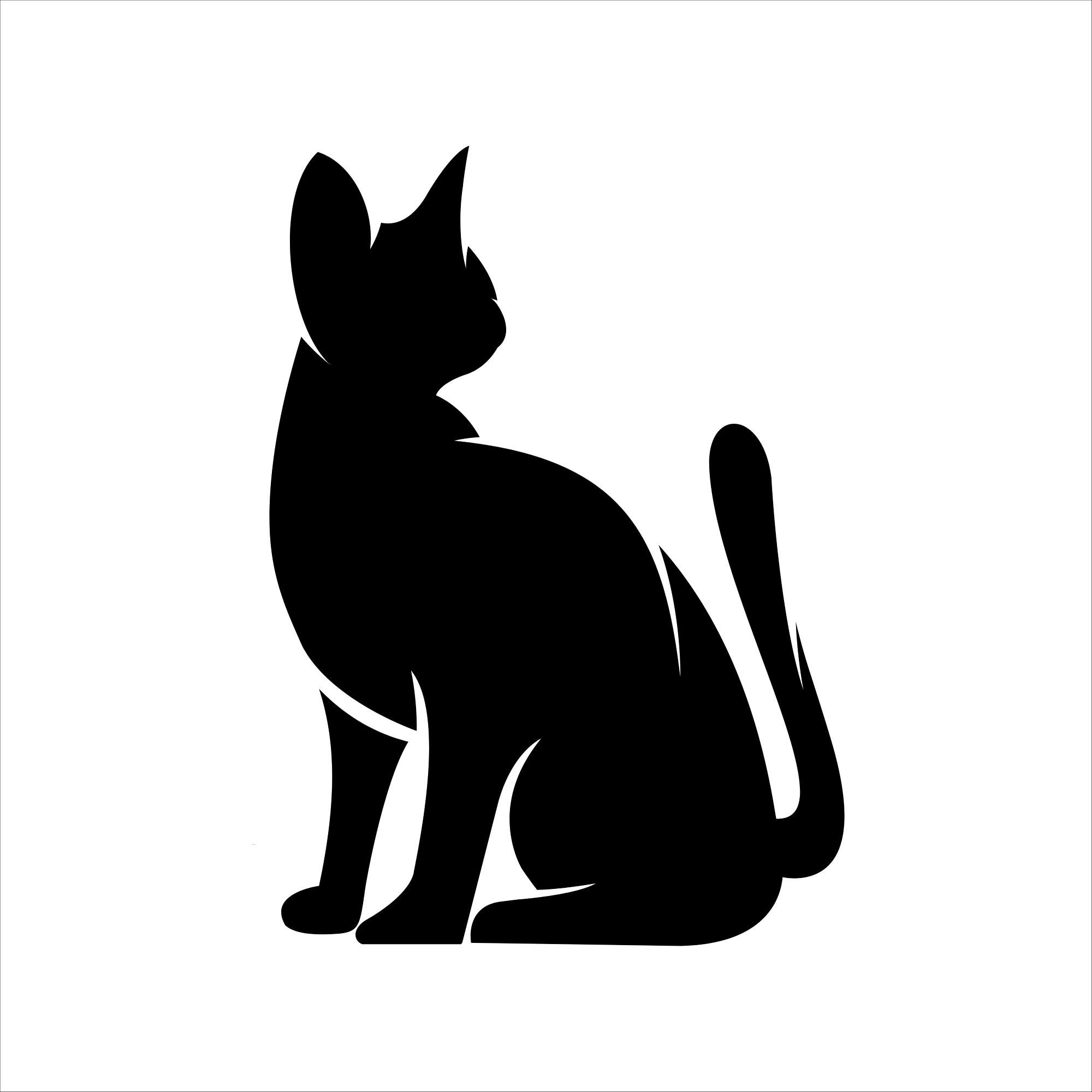 Minimalist Pet Silhouette original raster